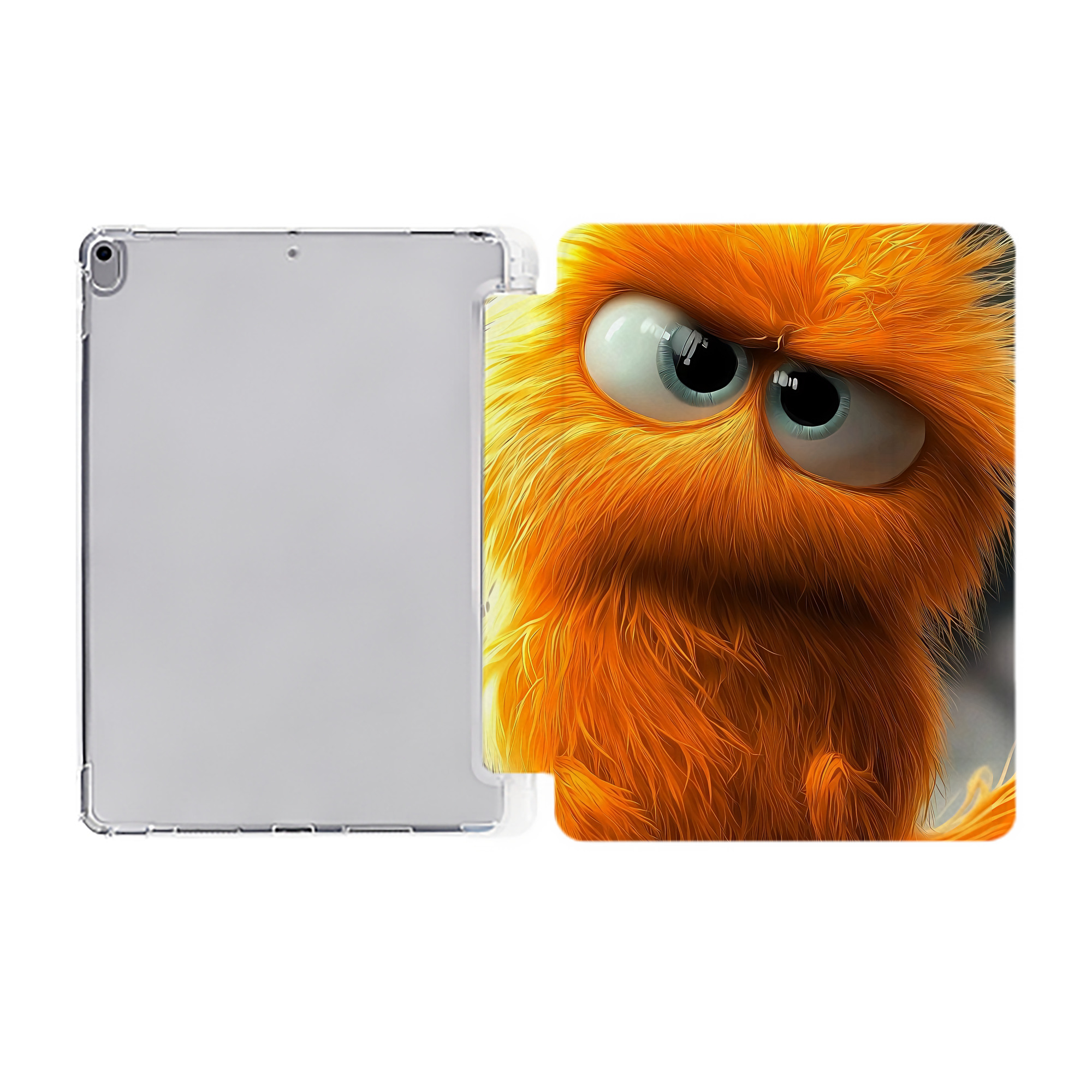 （画像用） Angry Birds アングリーバード IPad ケース ペン収納付き 三つ折りスタンド PUレザー×シリコン 対応機種9.5/10.5/10.9インチ